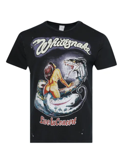 MadeWorn whitesnake band-print T-shirt