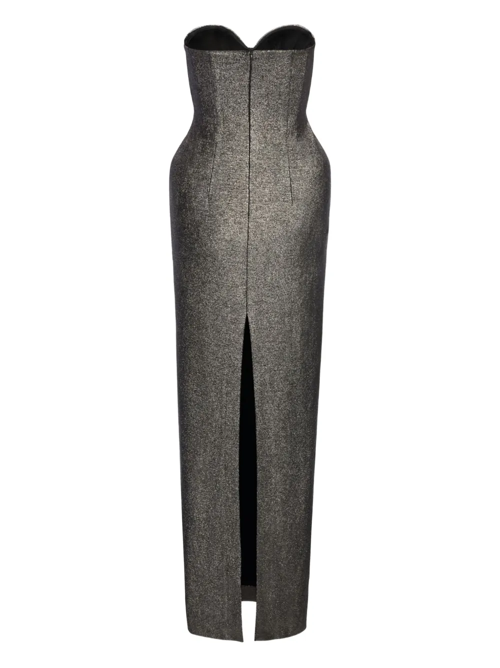 Magda Butrym Jurk met sweetheart-hals Grijs