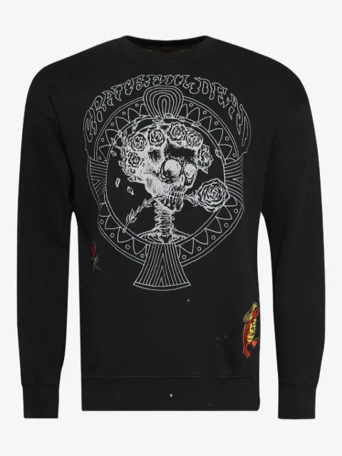 MadeWorn skull-print crew-neck sweatshirt