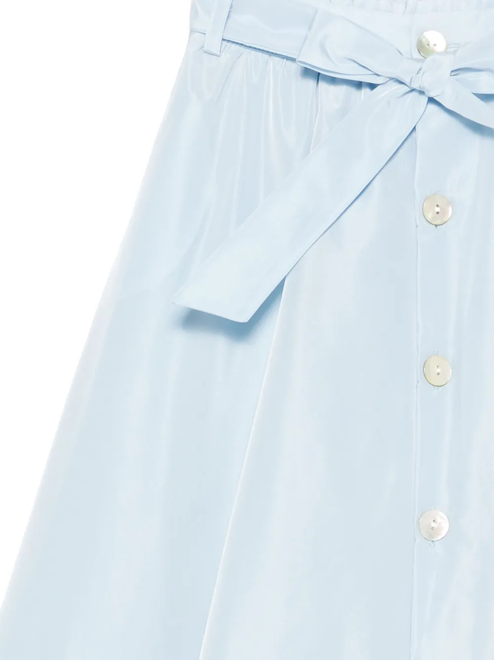 alapage Taffetta midi-rok Blauw