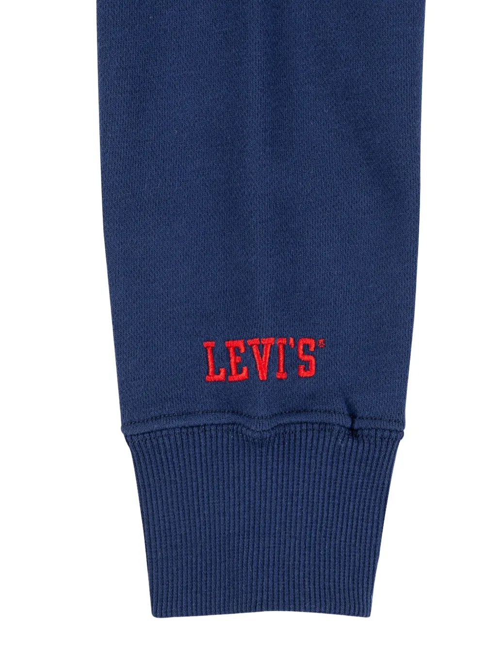LEVI'S LOGO-EMBROIDERED HOODIE