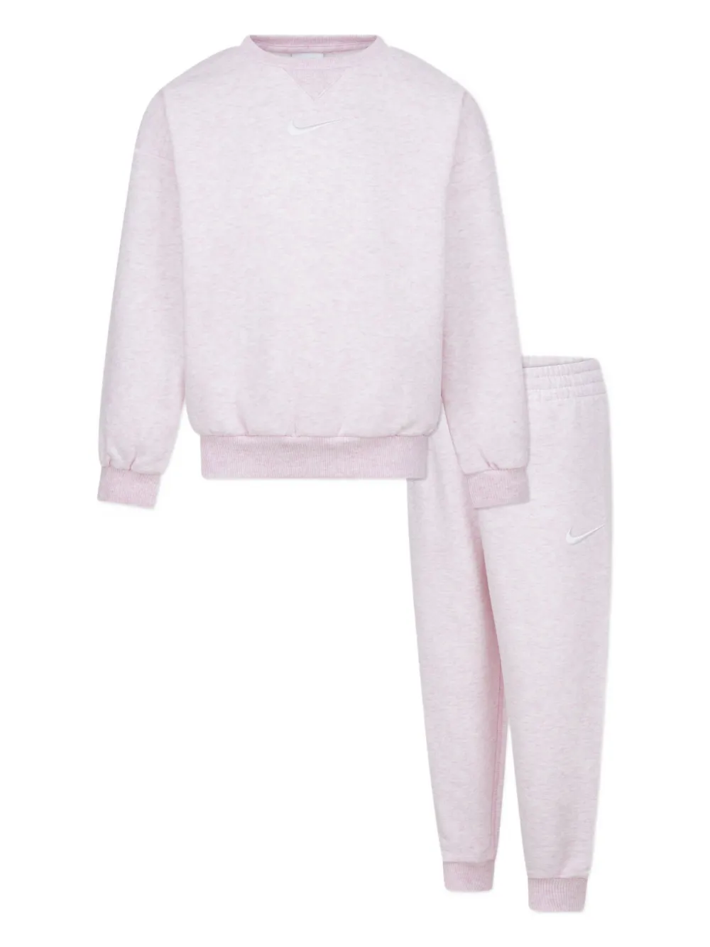 Nike Kids Tuta sportiva con logo ricamato - Rosa