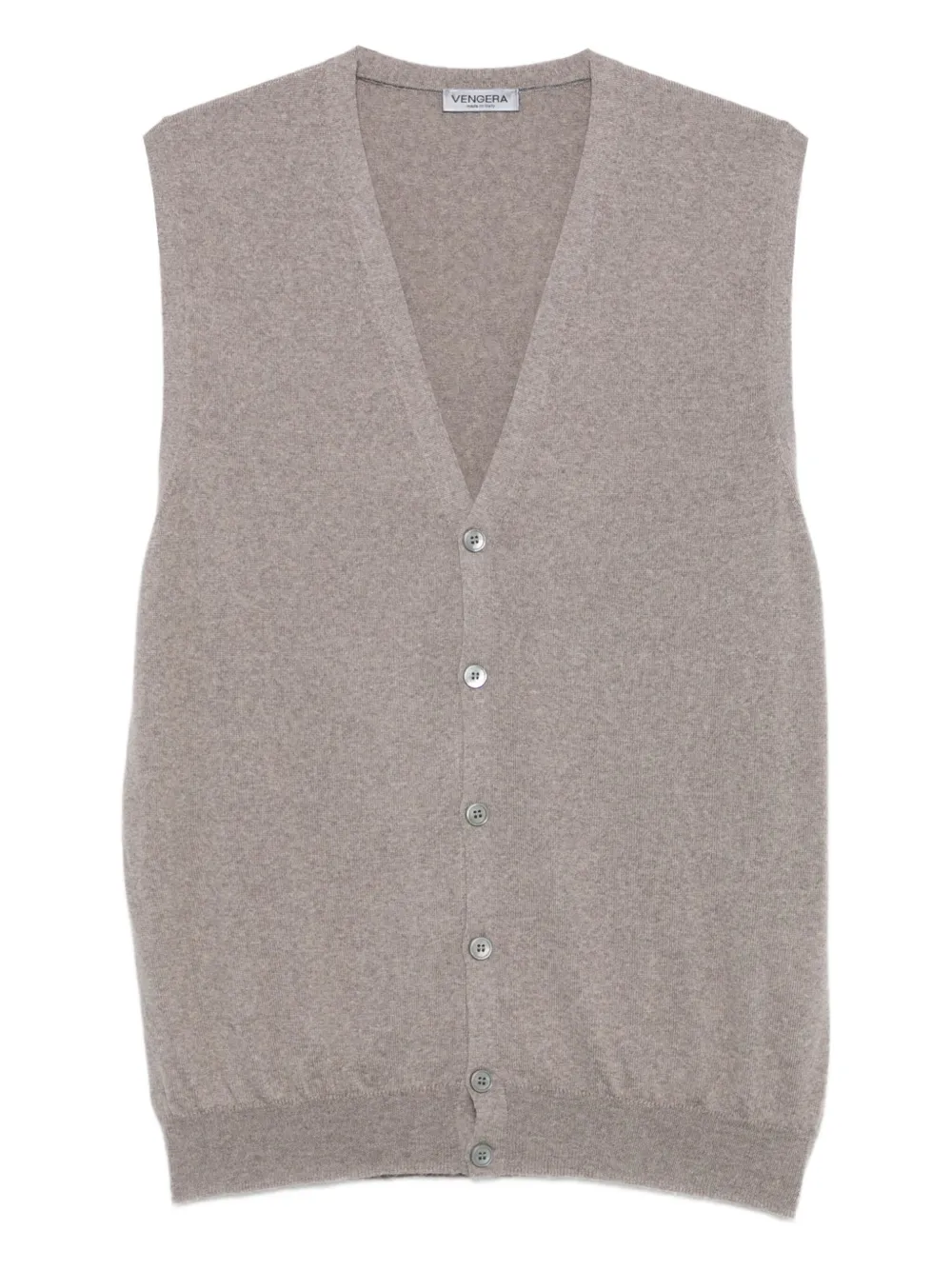 Gran Sasso chaleco con botones y cuello en V | gris | Image 1