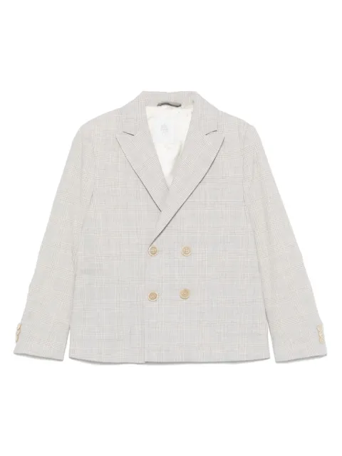 Eleventy Kids rutig blazer