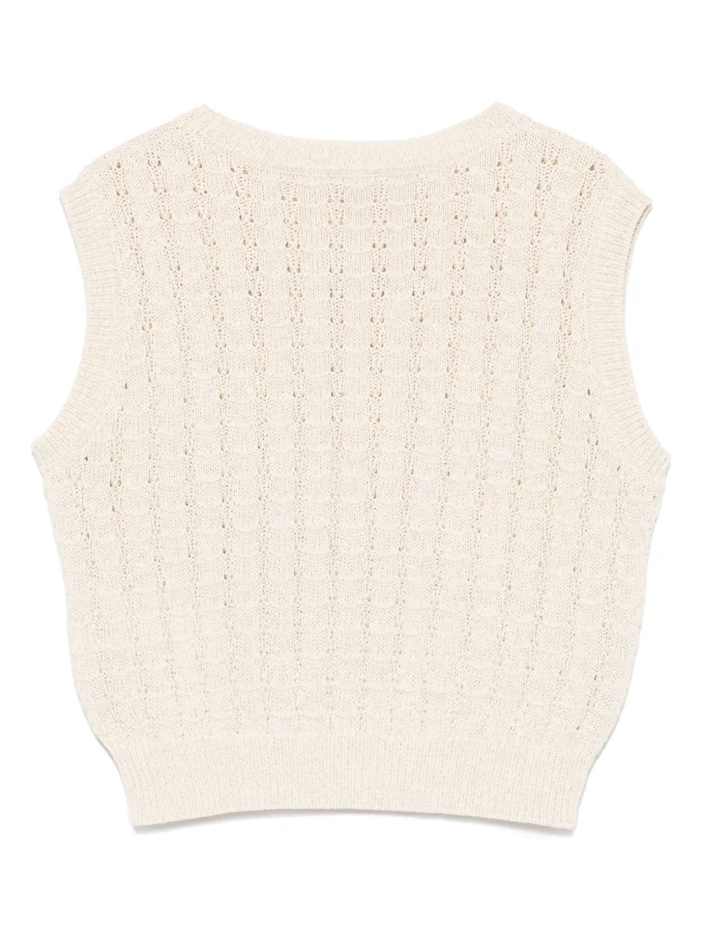Eleventy Kids Gebreid hemd Beige