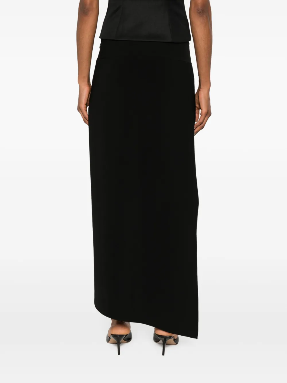 Courrèges Maxi-rok met print Zwart