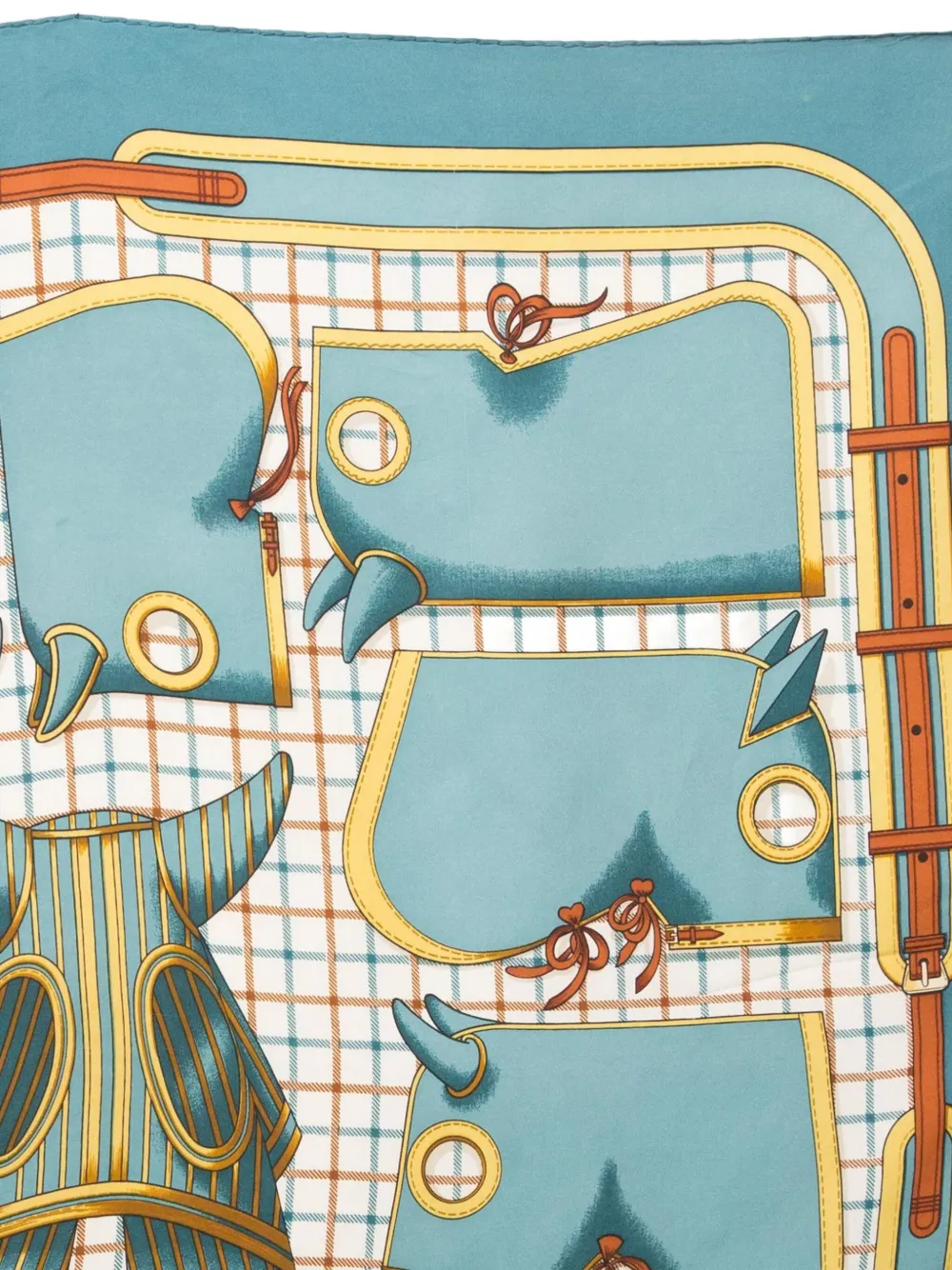  Hermès Pre-owned 1974 Camails Scarf - Blue 
