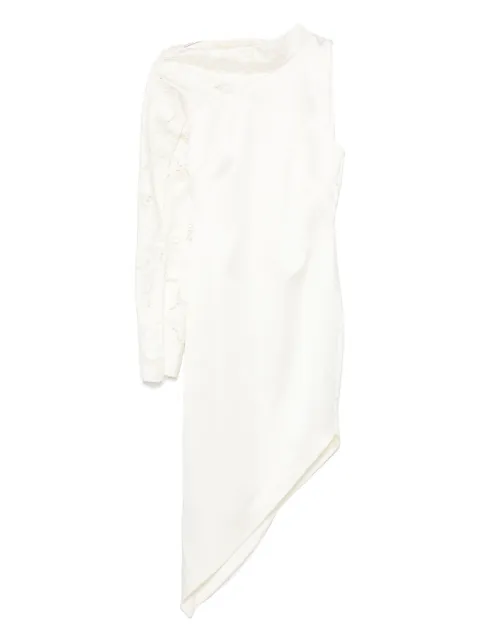 Genny vestido midi con hombro descubierto