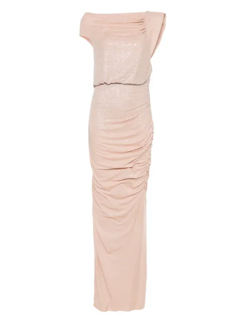 Genny crystal-embellished maxi dress