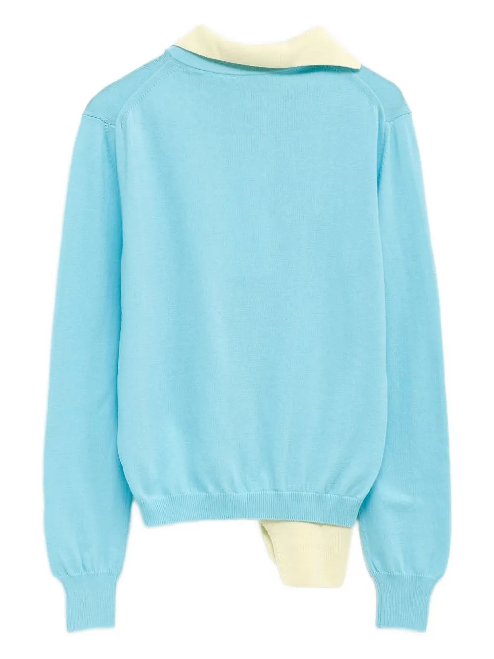 ALL IN asymmetric polo jumper | Knitted Sweaters | Image 2