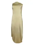 Victoria Beckham draped cowl-neck dress - Green