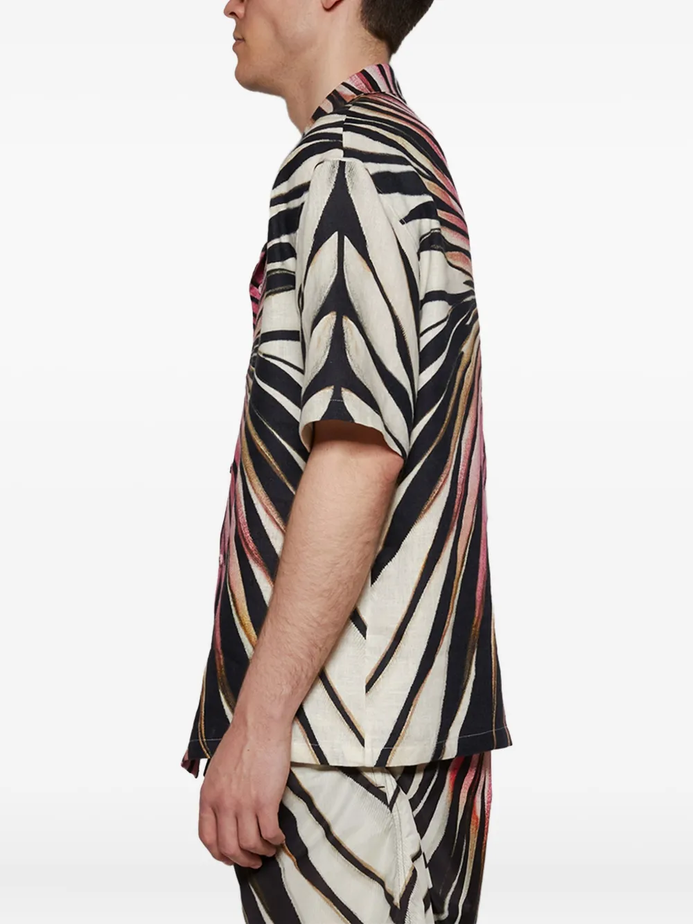 Roberto Cavalli Overhemd met zebraprint Roze