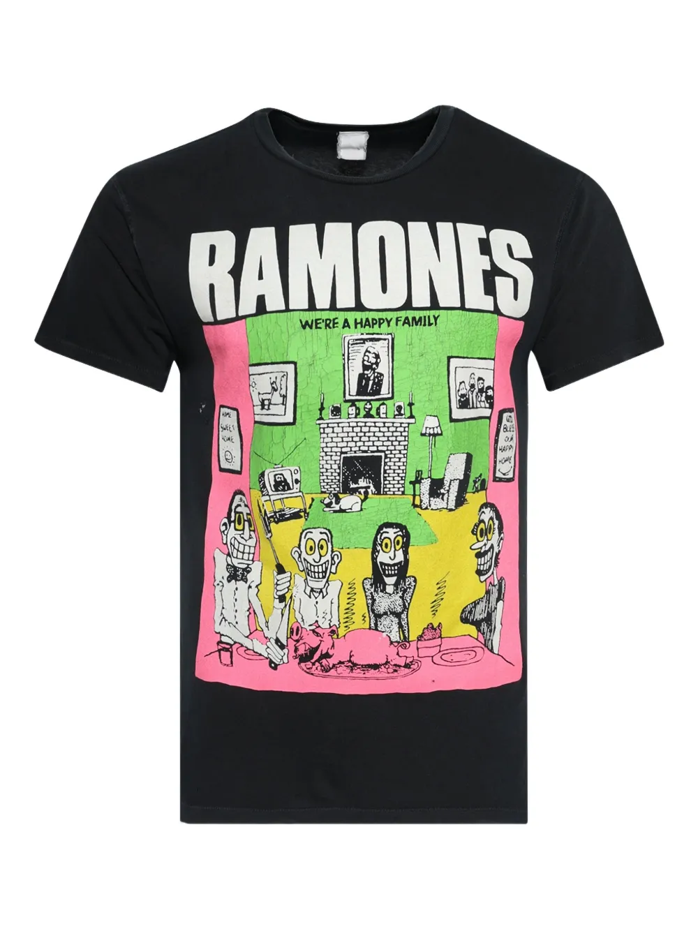 MadeWorn ramones graphic T-shirt | Black | Image 1