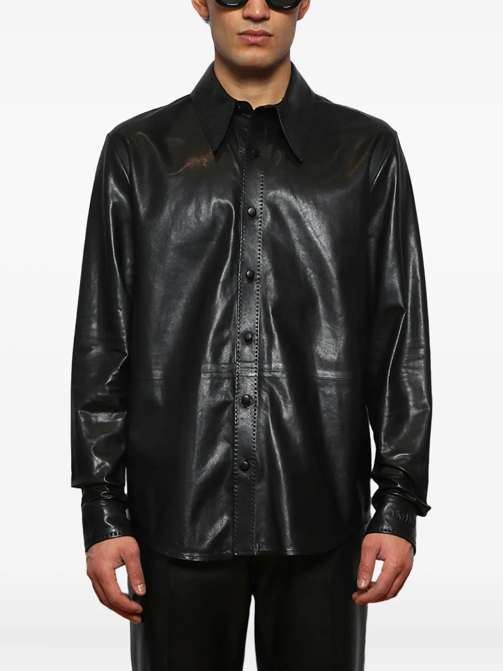 AMIRI Shirtjack met knoopsluiting Zwart