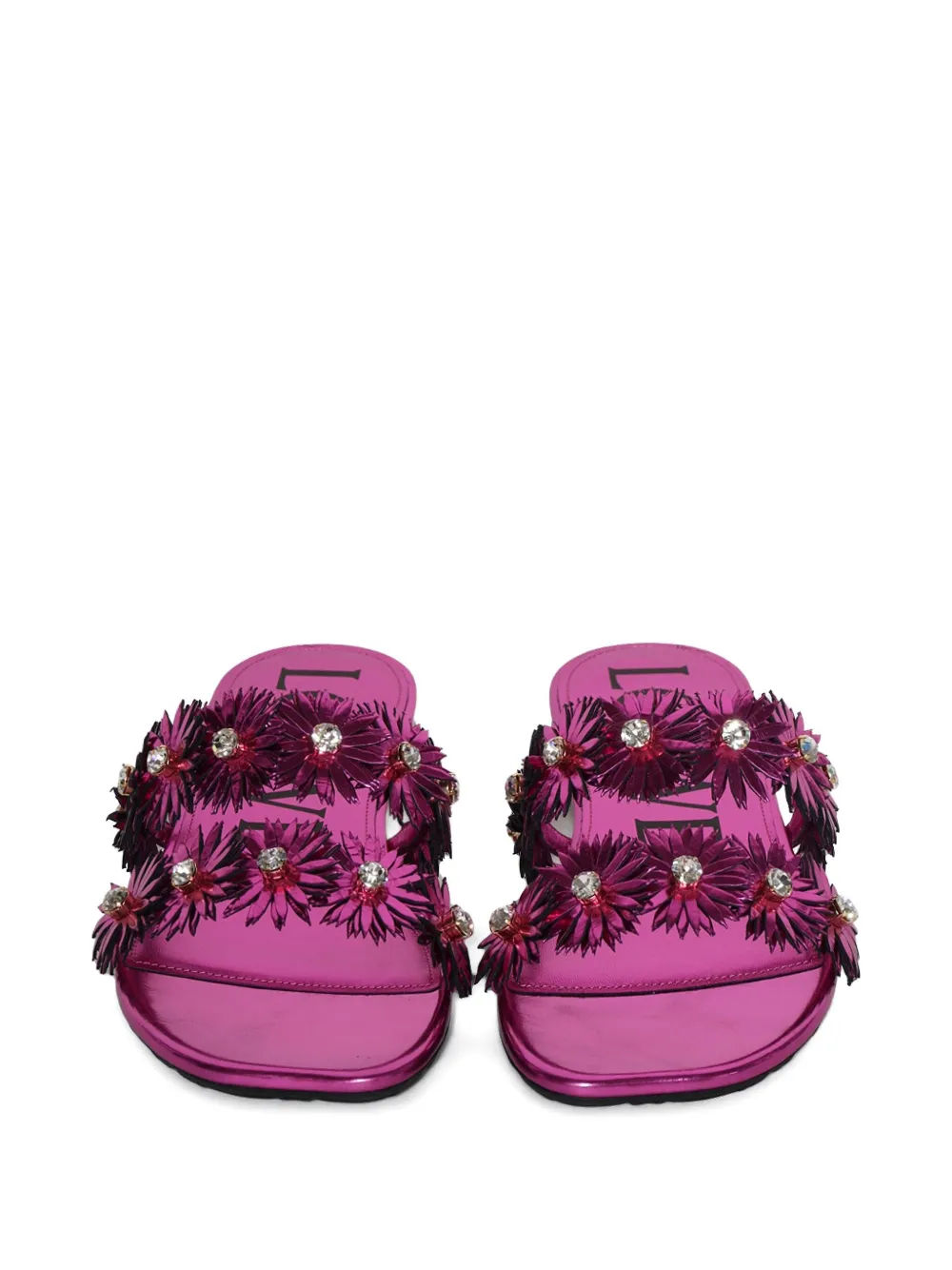 LOEWE Petal flower -rystal sandals | Flat Sandals | Image 2