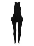 Coperni Basque pocket-detail stirrup jumpsuit - Black