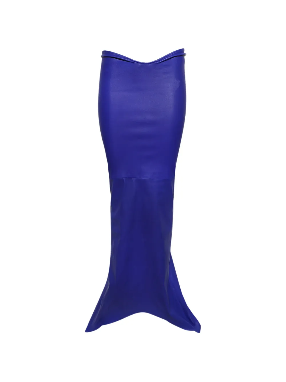 LaQuan Smith fitted maxi skirt - Blu