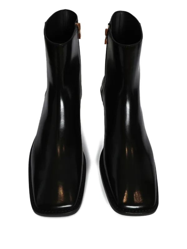 AMIRI メタリックヒール ブーツ | ブラック | FARFETCH JP AMIRI メタリックヒール ブーツ | ブラック | FARFETCH JP