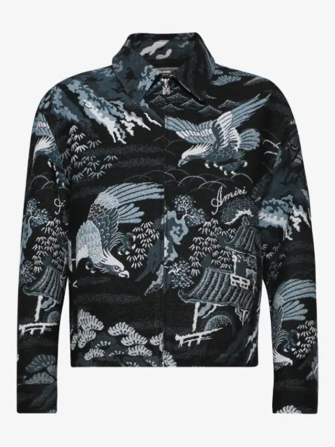 AMIRI Crane Tapestry Jacke