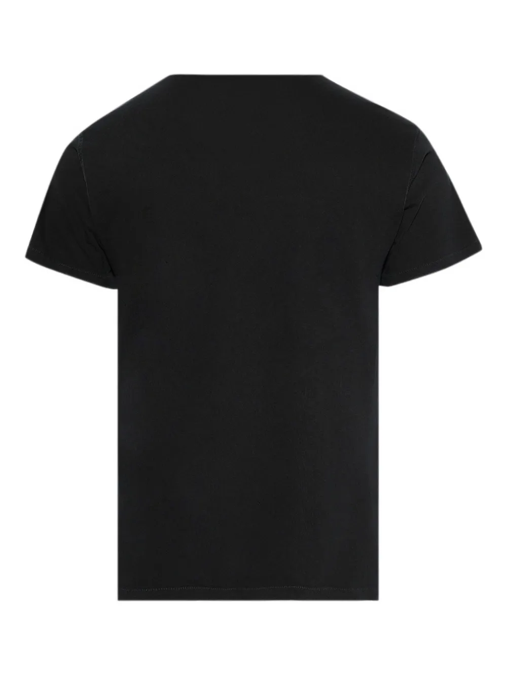 MadeWorn skull-rose patched T-shirt - Zwart