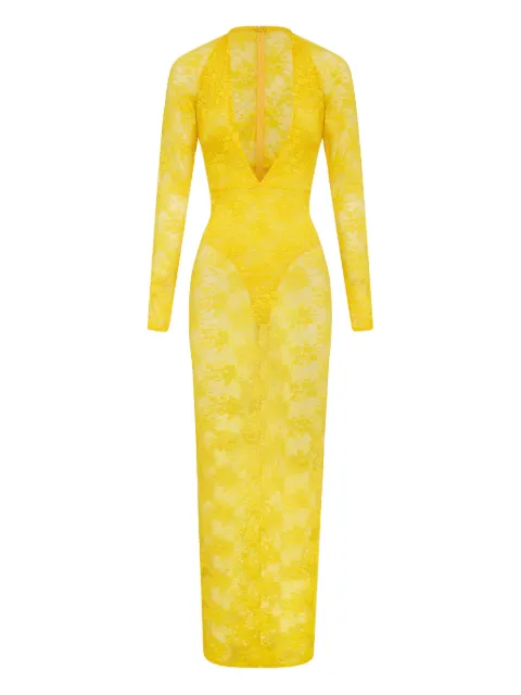 Alex Perry lace V-neck maxi dress