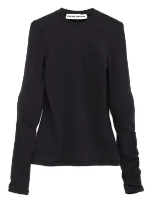 トップス JON Johnny Was raw-seam crew-neck T-shirt | Black | FARFETCH ZA