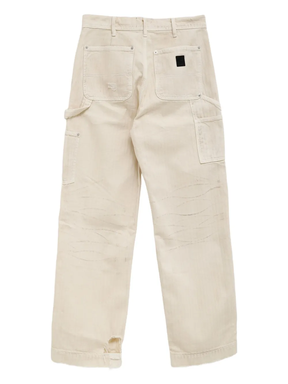Enfants Riches Déprimés distressed herringbone trousers | Regular & Straight-Leg Trousers | Image 2