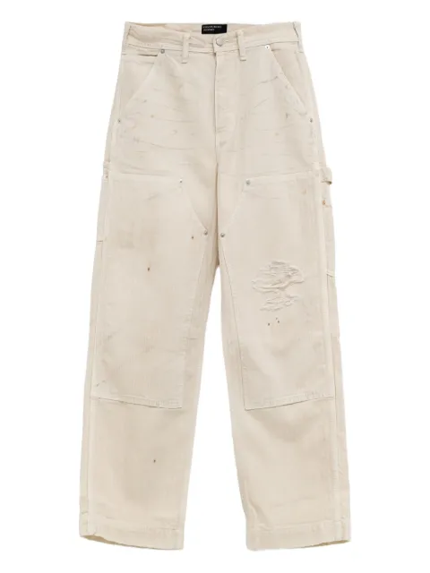 Enfants Riches Déprimés distressed herringbone trousers