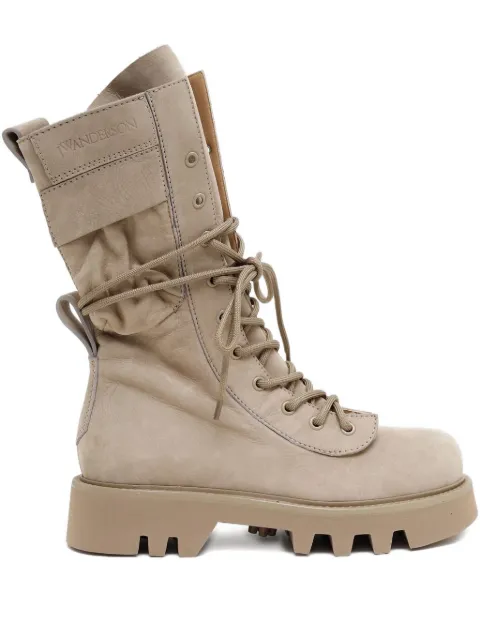 JW Anderson leather combat boots