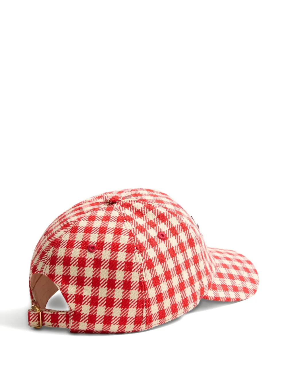Valentino Garavani BASEBALL CAP IN COTTON AND WOOL WITH PATCH - Rood