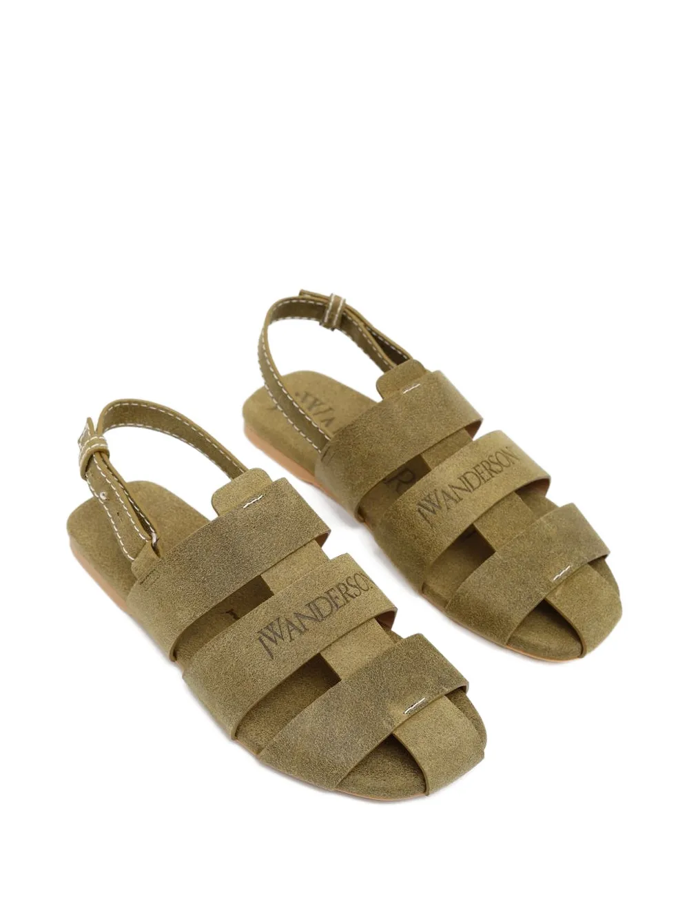JW Anderson Suède sandalen - Groen