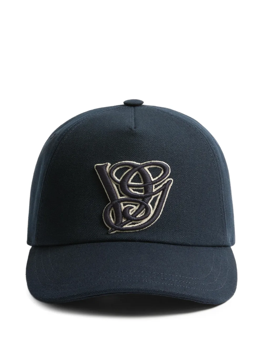 Valentino Garavani COTTON BASEBALL CAP WITH EMBROIDERY - Blau