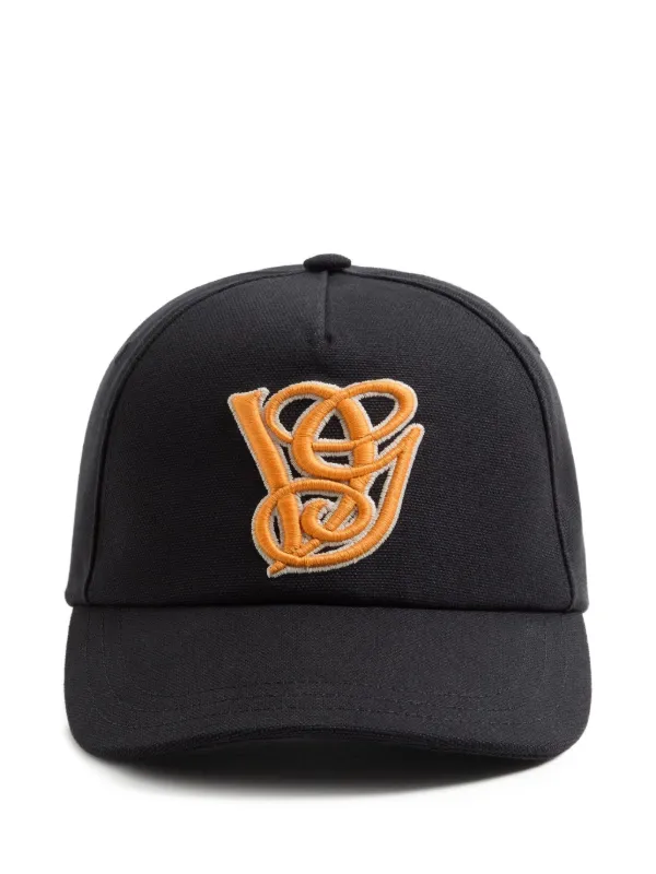 Valentino Black Hat with Gold Emblem VALENTINO GARAVANI - V Logo Signature Fedora Hat Valentino  main image 3