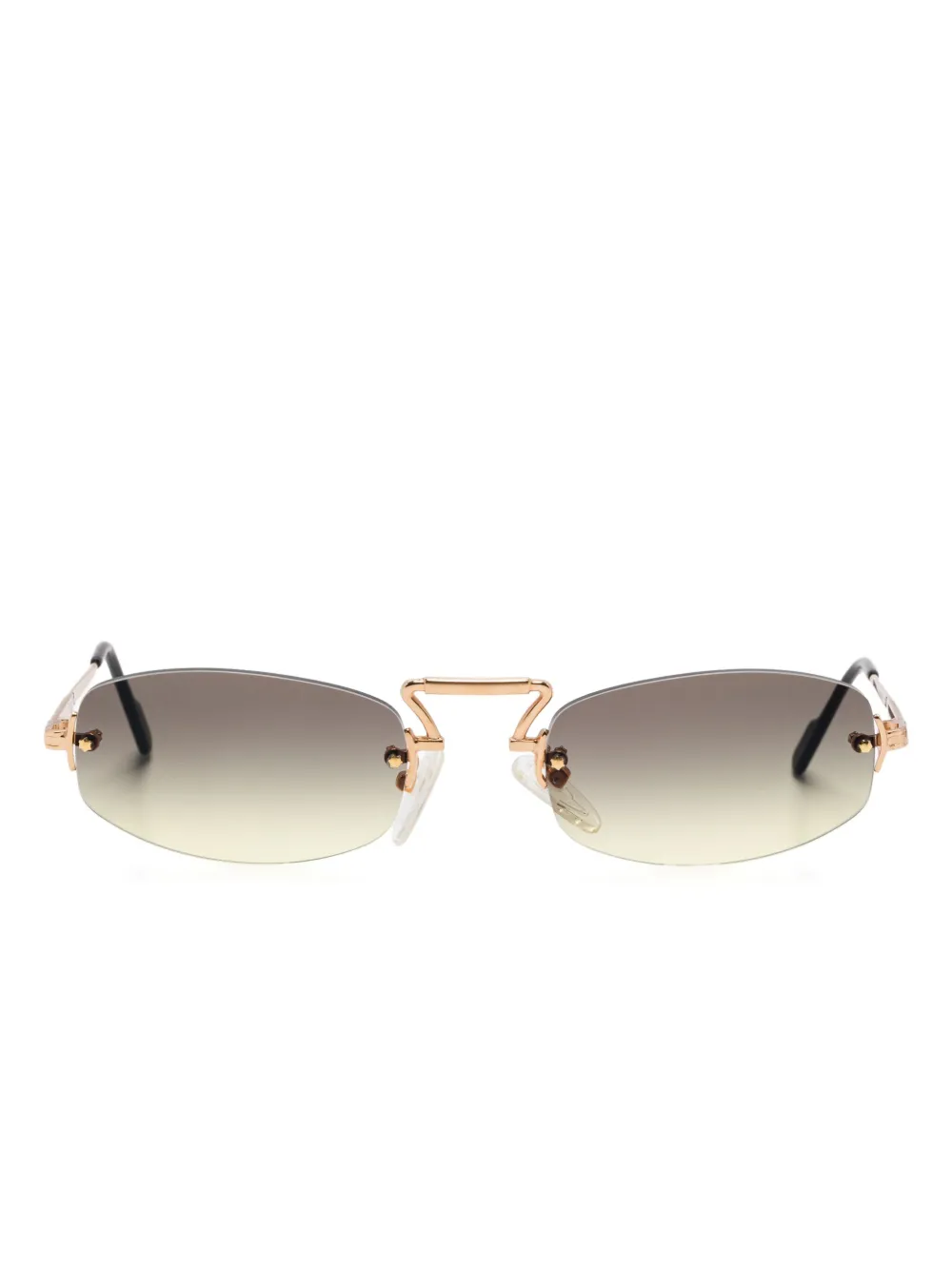 Tiffany & Co. Pre-Owned نظارة شمس بدون إطار | ذهبي | Image 1