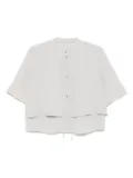 Transit linen-blend blouse - Grey