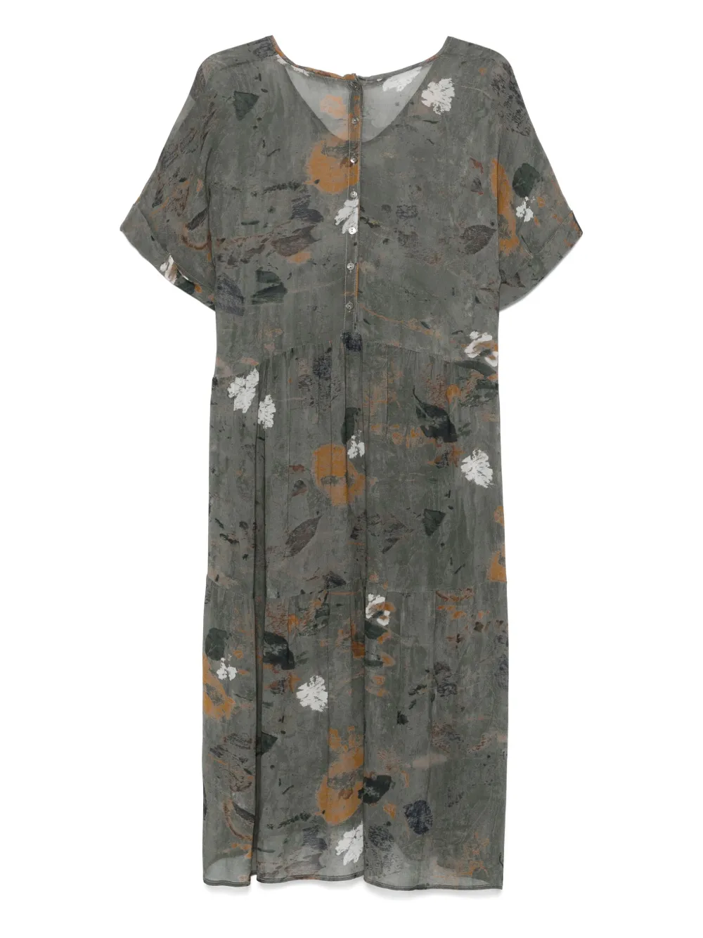 Transit Midi-jurk met print - 04 GREY