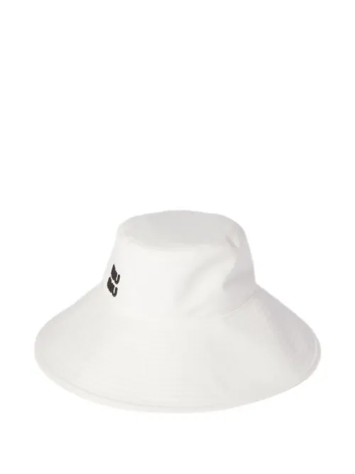 Miu Miu bob à bord large - Blanc - Miu Miu - Modalova