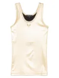 Barbara Bui ribbed jersey tank top - Gold