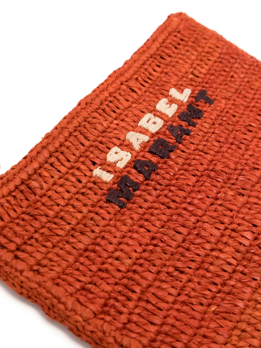 ISABEL MARANT Praia clutch Oranje