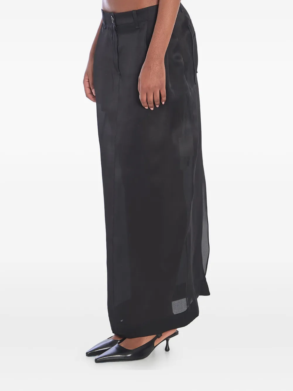 KHAITE Lucian skirt - Zwart