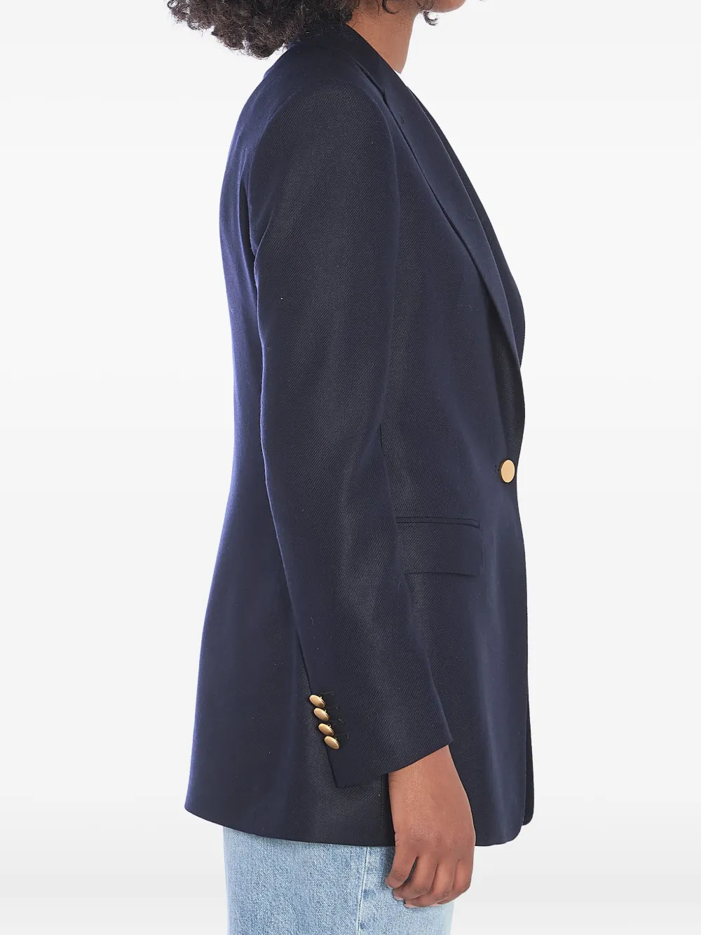 Tagliatore Blazer met enkele rij knopen Blauw