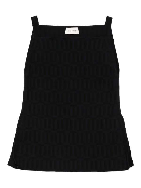 High Sport Asher-apron Top in Blue