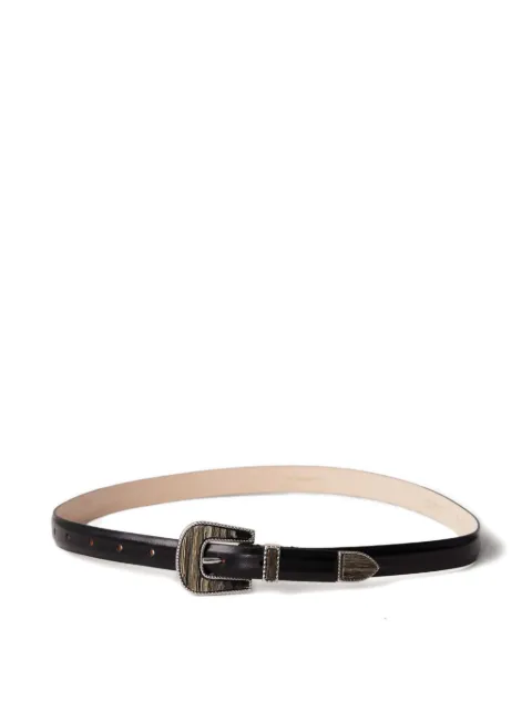Déhanche leather belt
