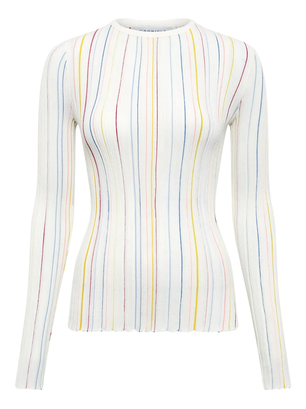 Gabriela Hearst striped T-shirt | White | Image 1