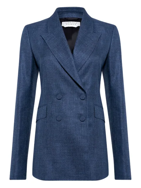Gabriela Hearst slub-textured blazer