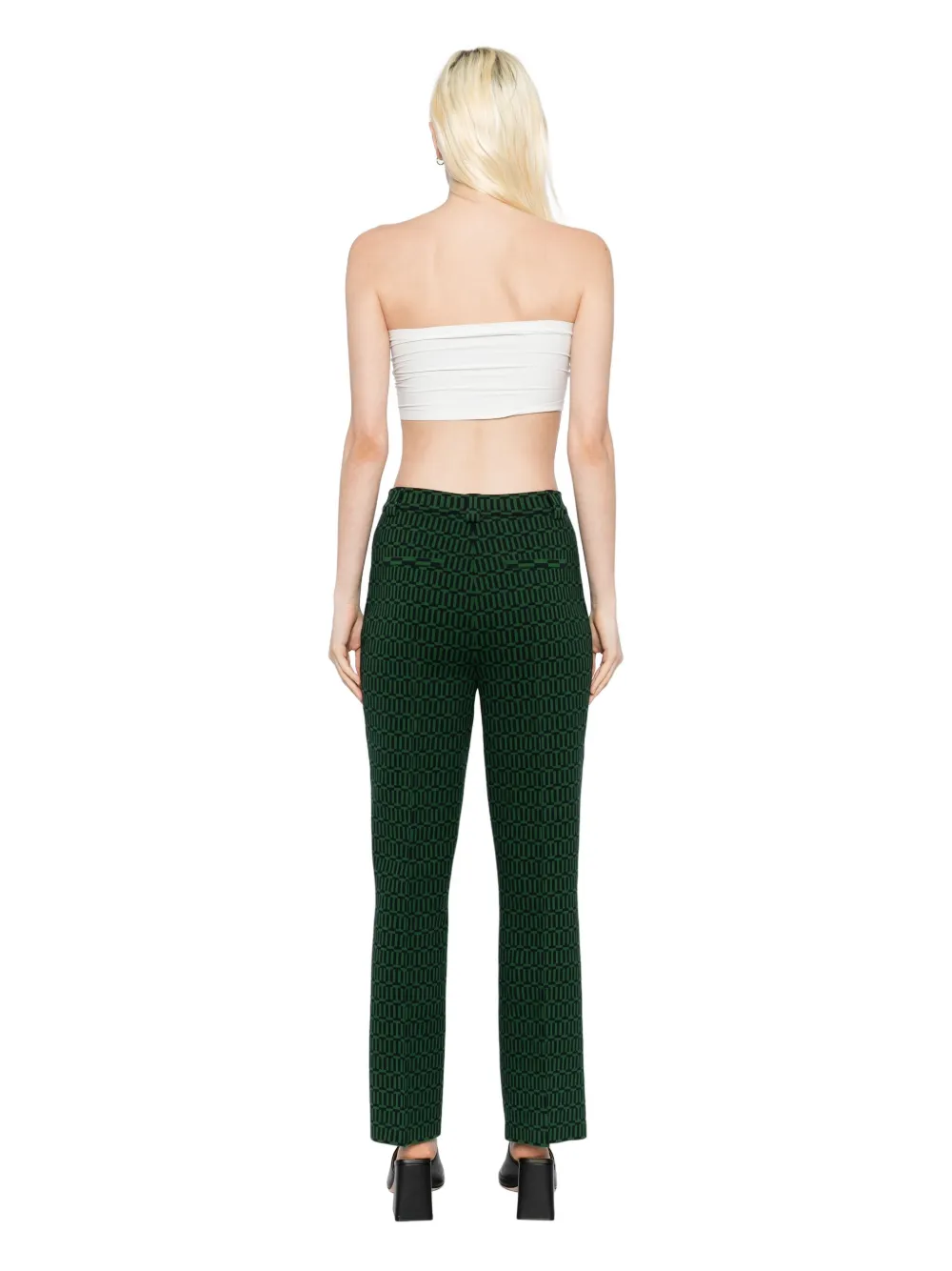 High Sport Charlie flared broek Groen