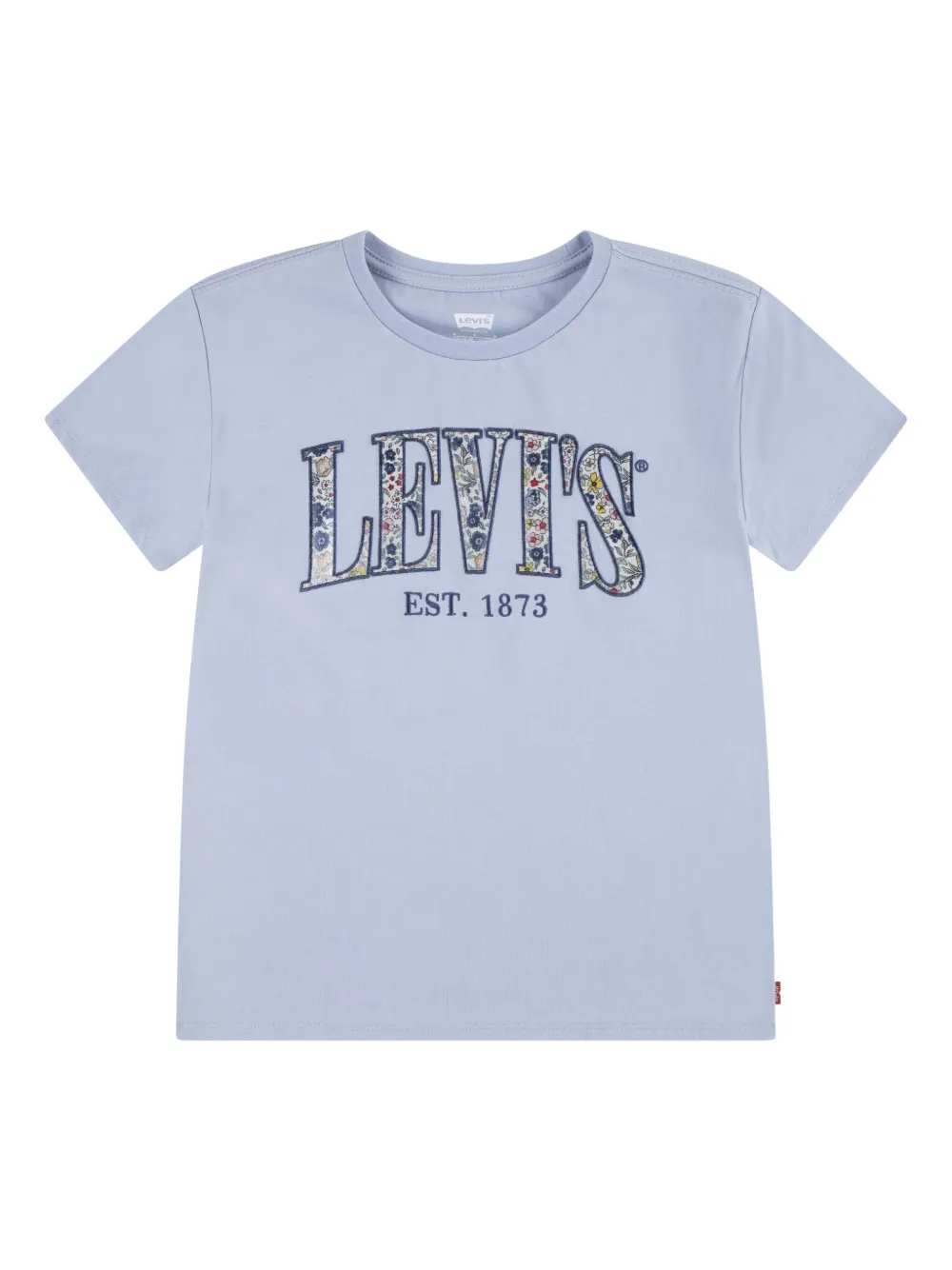 Levi's Kids フローラル ロゴ Tシャツ - ブルー Levi's Kids フローラル ロゴ Tシャツ - ブルー