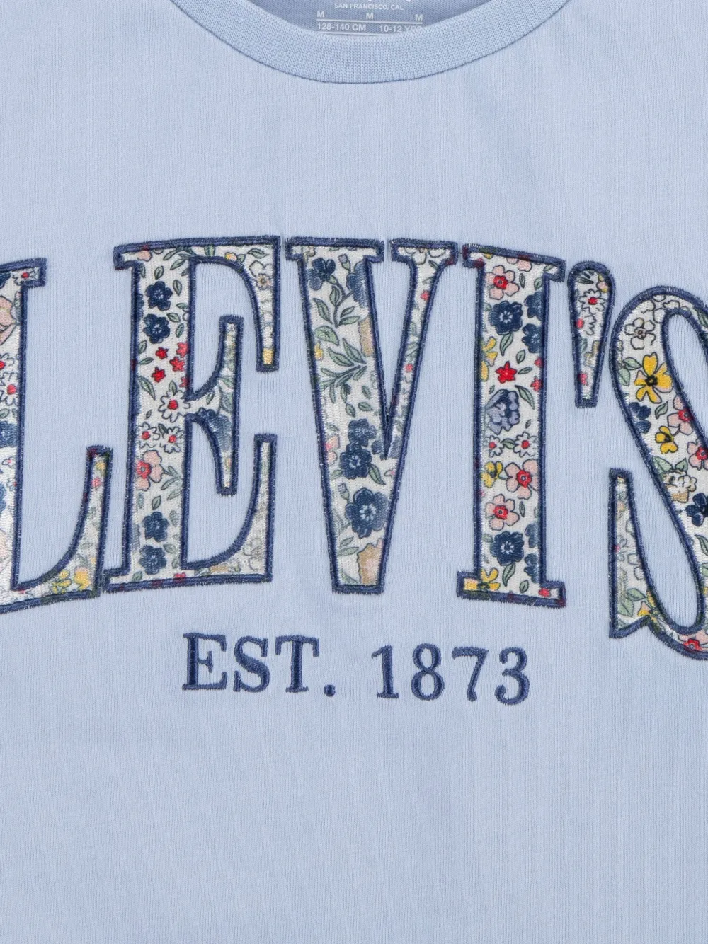 Levi's Kids T-shirt met logo Blauw