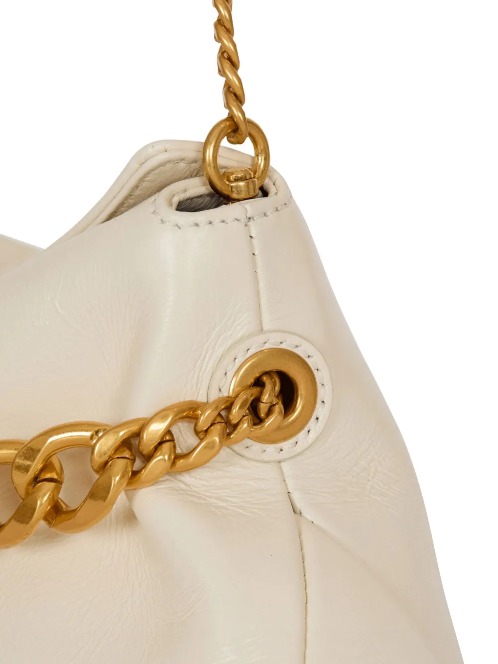 Balmain 1945 schoudertas Beige