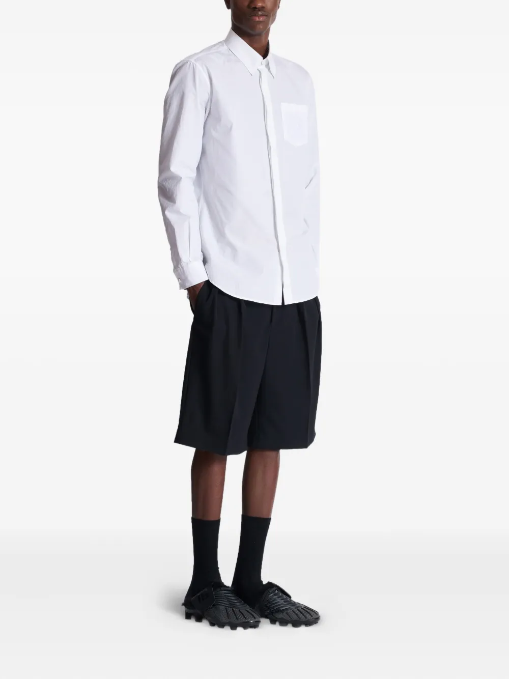 Balmain Katoenen overhemd Wit